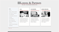 Desktop Screenshot of lorenz-partners.com